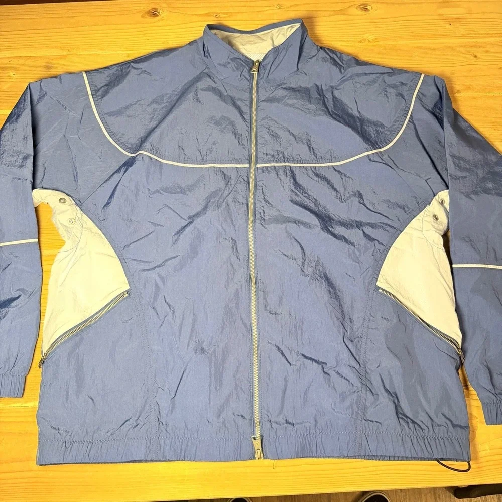 Nike‎ Air Jordan Essentials Flight Warm Up Jacket Retro Rookie Blue Full Zip XL
